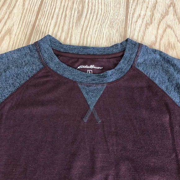 Men’s NWT Eddie Bauer Long Sleeve Crewneck T-Shirt - Picture 5 of 8